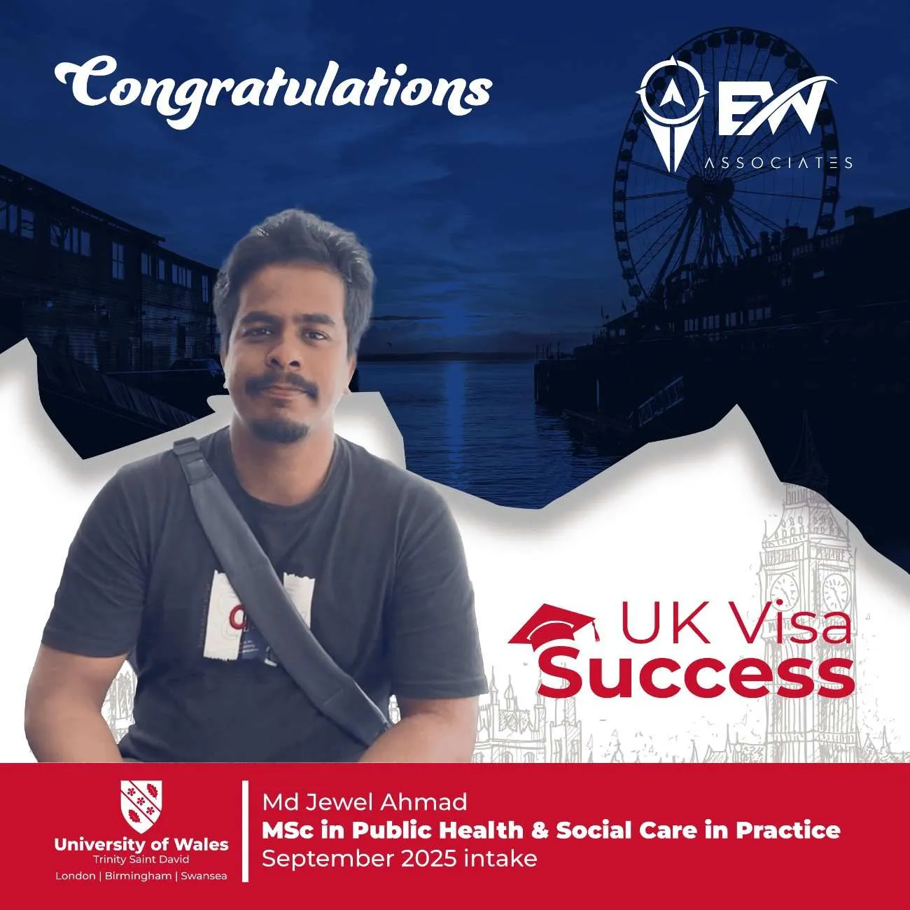 Success story - SeptemberVisaSuccessMdJewelAhma
